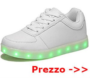 scarpe luminose bimbo